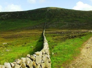 Boundaries stone wall